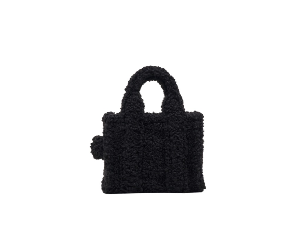 The Teddy Crossbody Tote Bag (Black)
